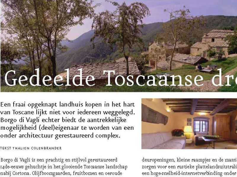 Screenshot of the article on Italië Magazine (NL)