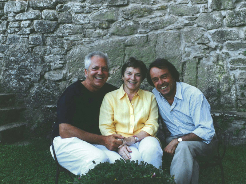 Edward Kleinschmidt Mayes, Frances Mayes and Fulvio Di Rosa